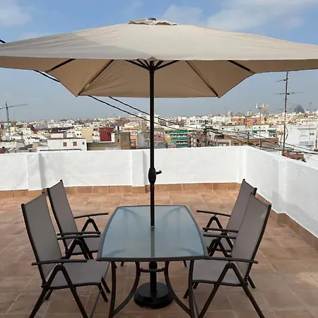 Attic Loft Gran Via Apartment Valencia Exterior photo